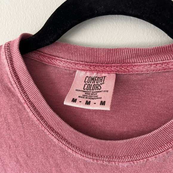 Comfort Colors Jeep Graphic T Shirt Back Print Camping Tailgate Maroon Medium - Picture 2 of 3